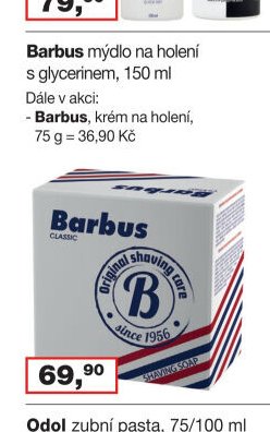 Barbus mýdlo na holení