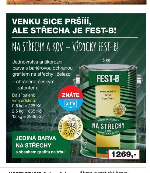 FEST-B na střechy