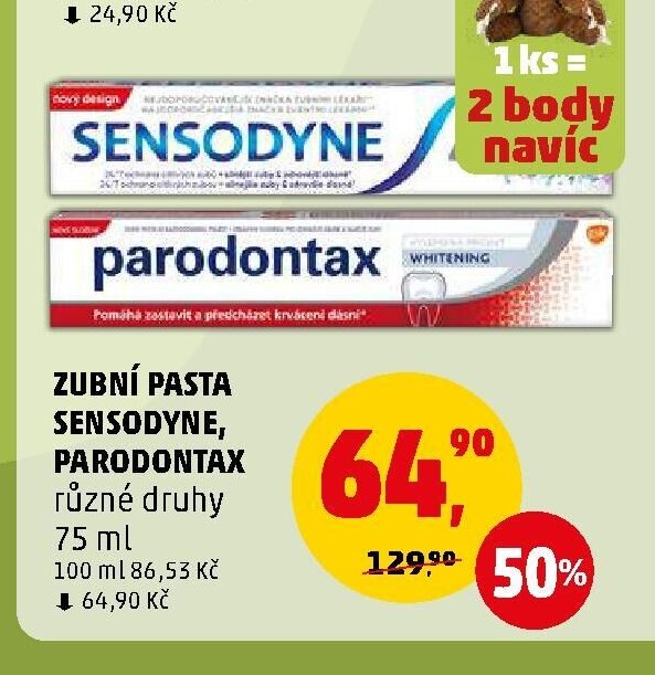 Zubní pasta Sensodyne, Parodontax