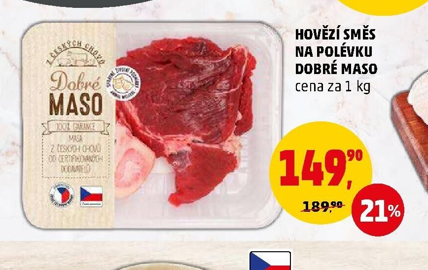 Hovězí směs na polévku Dobré maso