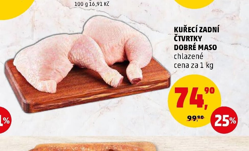 Kuřecí zadní čtvrtky Dobré maso