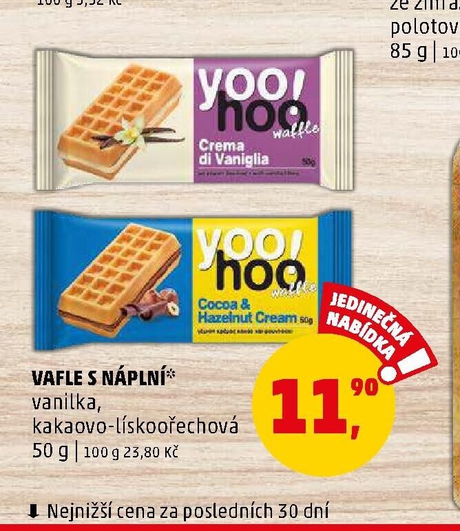 Vafle s náplní