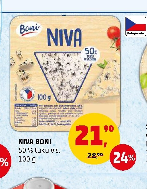 NIVA BONI 50 % tuku v s. 100 g