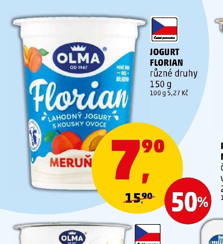 Jogurt Florian různé druhy 150 g