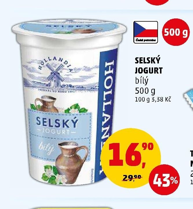 Selský jogurt bílý 500 g