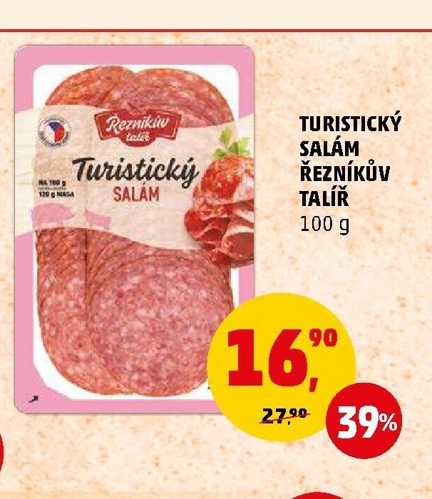 Turistický salám Řezníkův talíř
