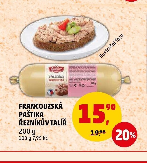 FRANCOUZSKÁ PAŠTIKA ŘEZNÍKŮV TALÍŘ