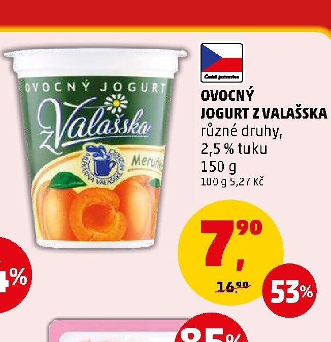Ovocný jogurt z Valašska