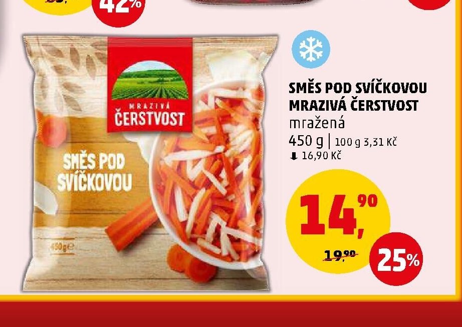 Směs pod svíčkovou mražená Čerstvost