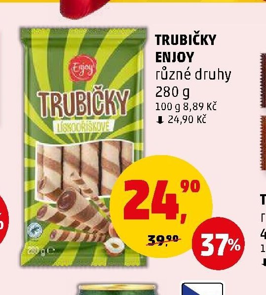 TRUBIČKY ENJOY různé druhy