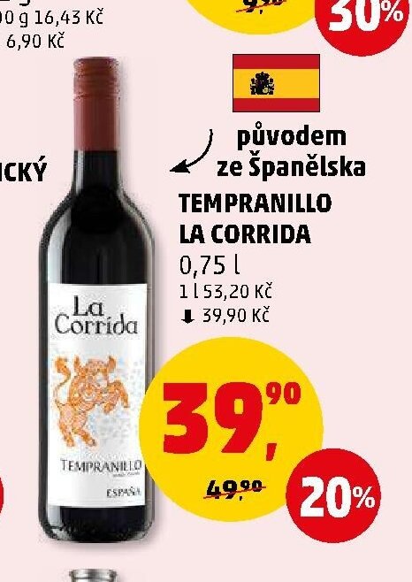 TEMPRANILLO LA CORRIDA