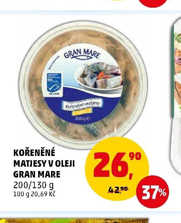 KOŘENĚNÉ MATJESY V OLEJI GRAN MARE