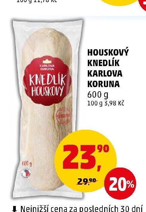 HOUSKOVÝ KNEDLÍK KARLOVA KORUNA