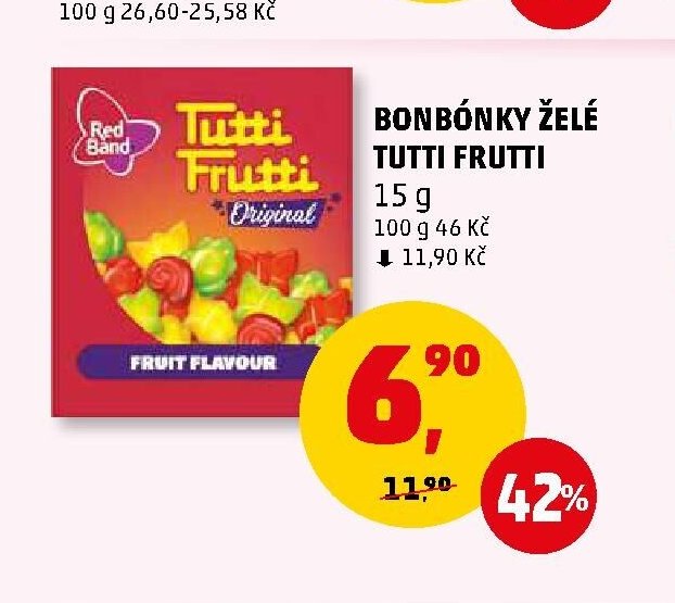 Bonbónky želé Tutti Frutti