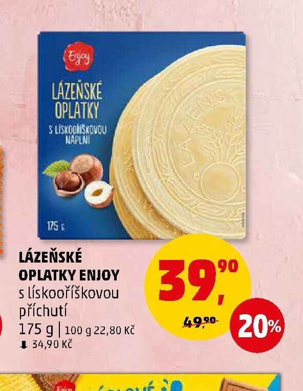 LÁZEŇSKÉ OPLATKY ENJOY