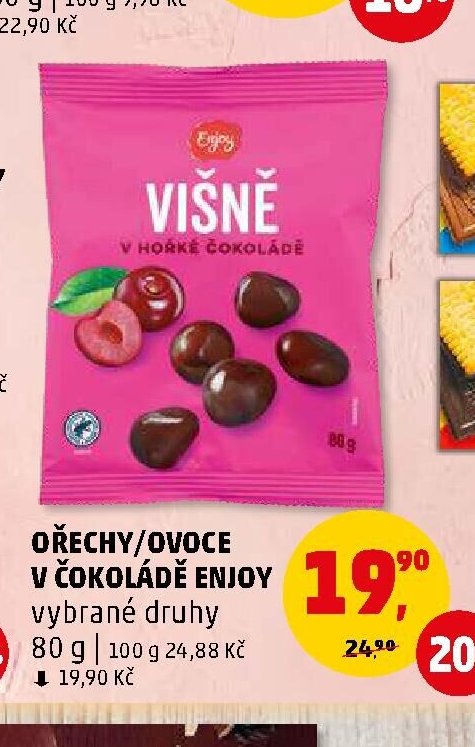 OŘECHY/OVOCE V ČOKOLÁDĚ ENJOY