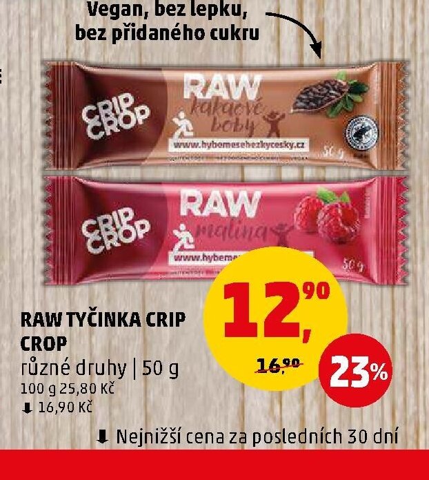 RAW TYČINKA CRIP CROP