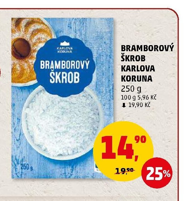 Bramborový škrob Karlova Koruna 250 g