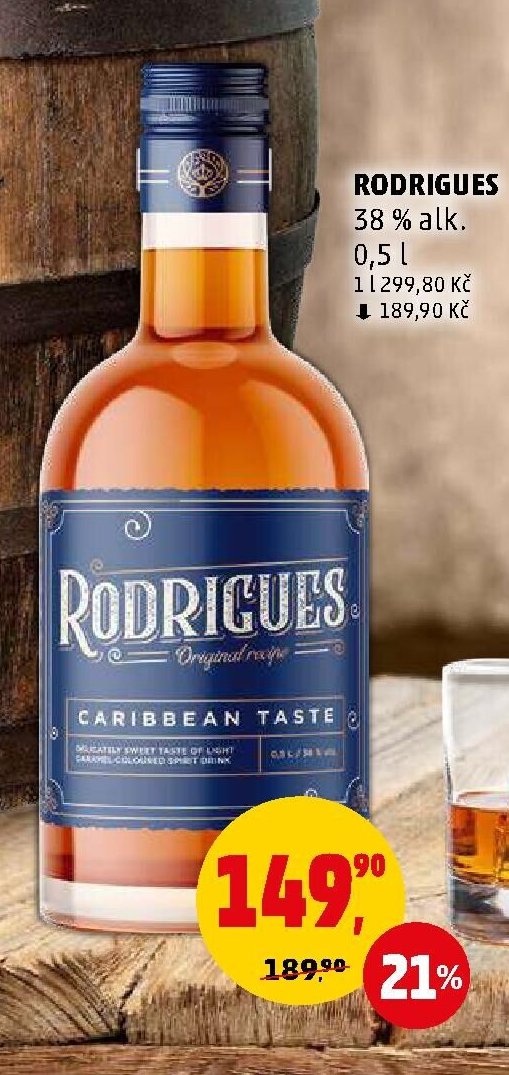 RODRIGUES 38 % alk.
