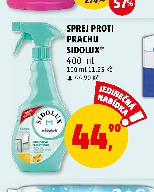 Sprej proti prachu Sidolux