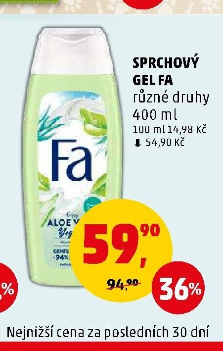 Sprchový gel Fa