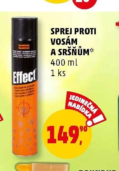 SPREJ PROTI VOSÁM A SRŠŇŮM 400 ml