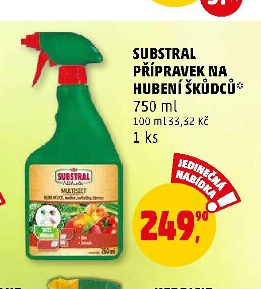 SUBSTRAL PŘÍPRAVEK NA HUBENÍ ŠKŮDCŮ 750 ml