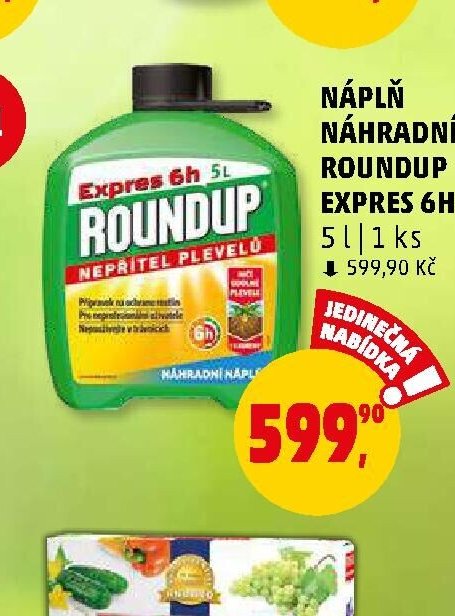 NÁPLŇ NÁHRADNÍ ROUNDUP EXPRES 6H 5 l