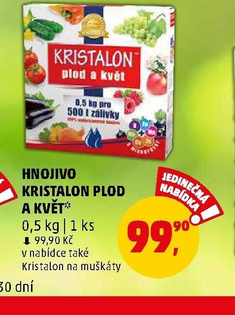 HNOJIVO KRISTALON PLOD A KVĚT 0,5 kg