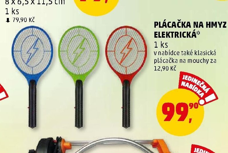 PLÁCAČKA NA HMYZ ELEKTRICKÁ