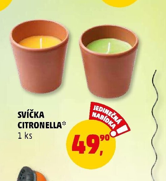 SVÍČKA CITRONELLA