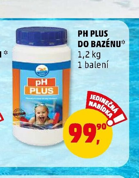 PH plus do bazénu