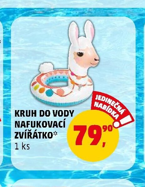 Kruh do vody nafukovací zvířátko