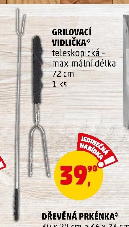 Grilovací vidlička