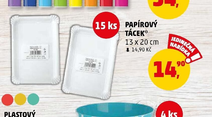Papírový tácek