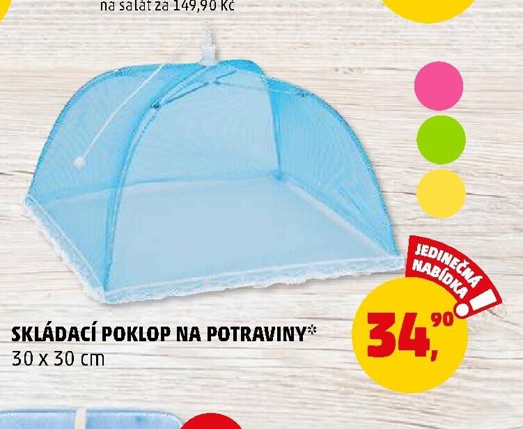 SKLÁDACÍ POKLOP NA POTRAVINY