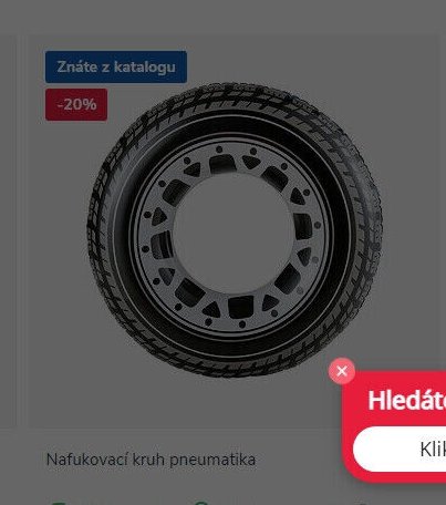 Nafukovací kruh pneumatika