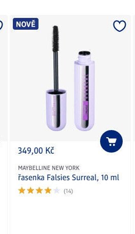 MAYBELLINE NEW YORK řasenka Falsies Surreal, 10 ml
