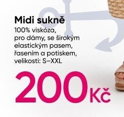 Midi sukně
