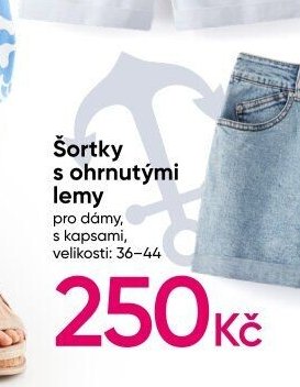 Šortky s ohrnutými lemy