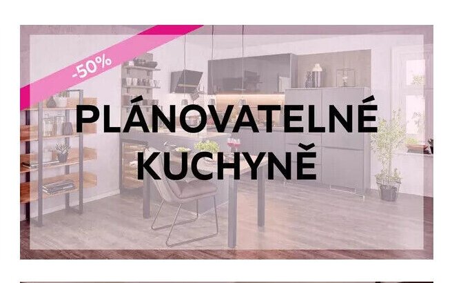 PLÁNOVATELNÉ KUCHYNĚ