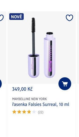 MAYBELLINE NEW YORK řasenka Falsies Surreal, 10 ml
