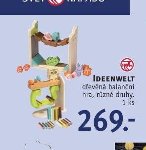 IDEENWELT dřevěná balanční hra