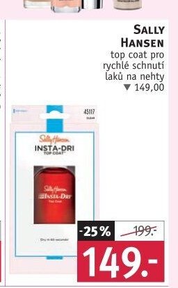 SALLY HANSEN top coat na nehty