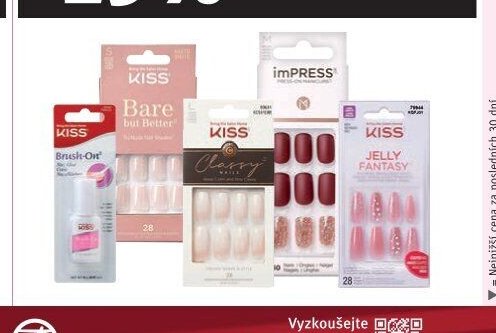 KISS umělé nehty a lepidla