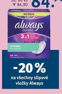 ALWAYS slipové vložky