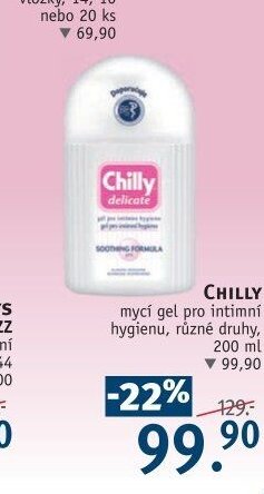 CHILLY mycí gel pro intimní hygienu