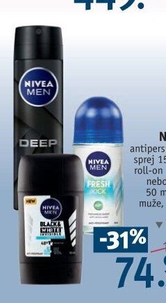 NIVEA antiperspirant sprej, roll-on nebo stick