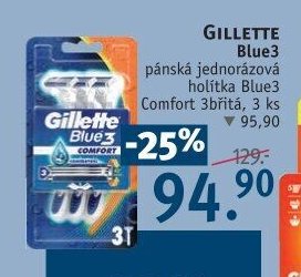 GILLETTE Blue3 pánská jednorázová holítka