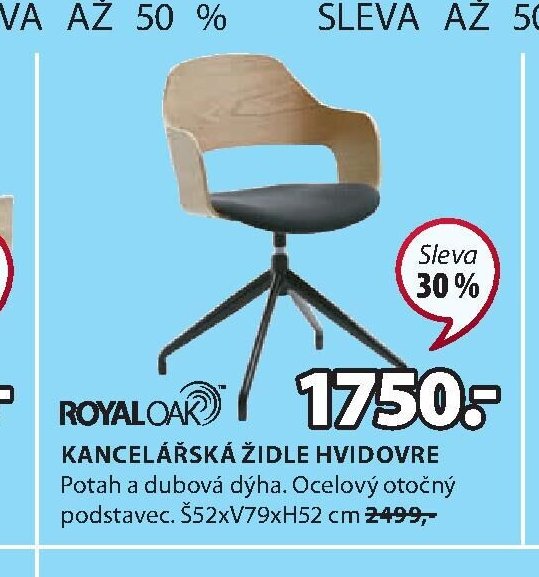 KANCELÁŘSKÁ ŽIDLE HVIDOVRE